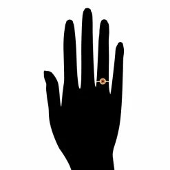 Rivka Friedman Evil Eye Ruby Crystal + Cubic Zirconia Ring Rings Gold -Rivka Friedman Shop unnamed file 142