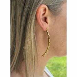 Rivka Friedman Beaded Polished Dangle Earrings Gold 5 Rivka Friedman Beaded Polished Dangle Earrings Gold -Rivka Friedman Shop unnamed file 212