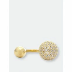 Rivka Friedman Open Gold & CZ Encrusted Band Ring Rings