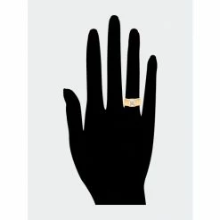 Rivka Friedman Cubic Zirconia Princess Cut Band Ring Rings Gold -Rivka Friedman Shop unnamed file 261