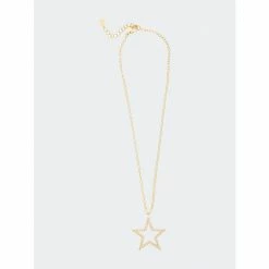 Rivka Friedman Cut Out Star Cubic Zirconia Pendant Necklace Necklaces Gold