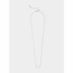 Rivka Friedman Rhodium Pear Cut Bezel Set Cubic Zirconia Pendant Necklace Necklaces Silver