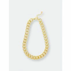 Rivka Friedman Chain Link Necklace Necklaces Gold
