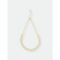 Rivka Friedman Chain Link Necklace Necklaces Gold