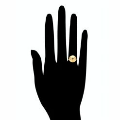 Rivka Friedman Onyx + CZ Evil Eye Ring Rings Gold -Rivka Friedman Shop unnamed file 296