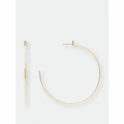 Rivka Friedman Cubic Zirconia Encrusted + Emerald Eyes 3/4 Hoop Snake Earrings Gold