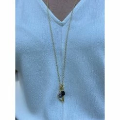 Rivka Friedman Key + Lock + Evil Eye Long Charm Necklace Necklaces Gold -Rivka Friedman Shop unnamed file 389