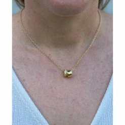 Rivka Friedman Pave + Polished Ring Pendant Necklace Necklaces Gold -Rivka Friedman Shop unnamed file 394