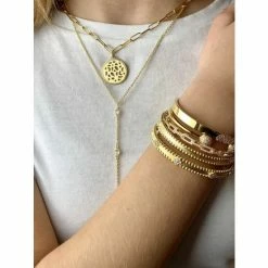 Rivka Friedman Satin Millwork Edge Bangle Bracelets Gold -Rivka Friedman Shop unnamed file 486