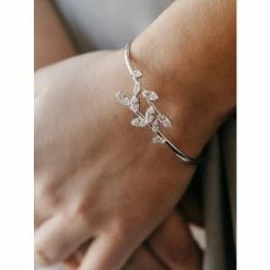 Rivka Friedman Rhodium Marquise CZ Bangle Bracelets White Rhodium / Marquise -Rivka Friedman Shop unnamed file 59